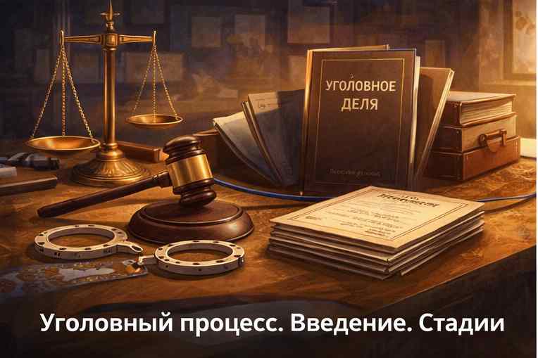 Подробнее о статье Уголовный процесс. Введение. Стадии