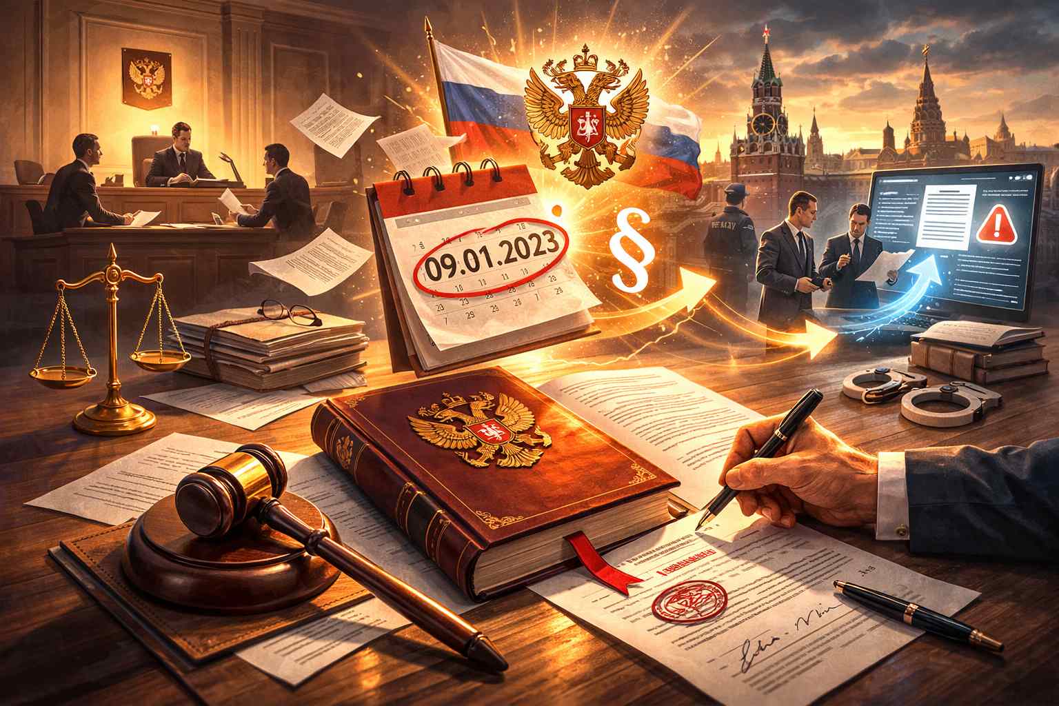 Подробнее о статье Изменения в УПК РФ, вступившие в силу 09.01.2023