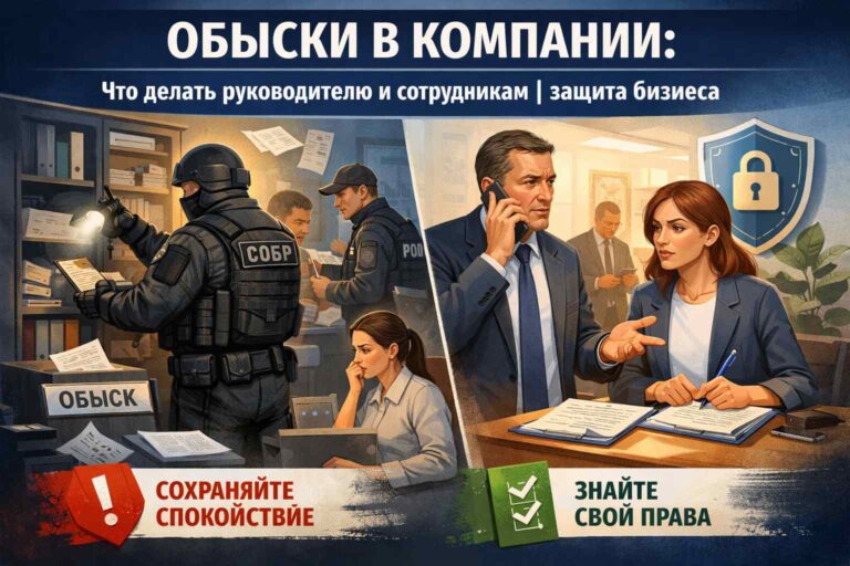 Обыски в компании: что делать руководителю и сотрудникам | защита бизнеса