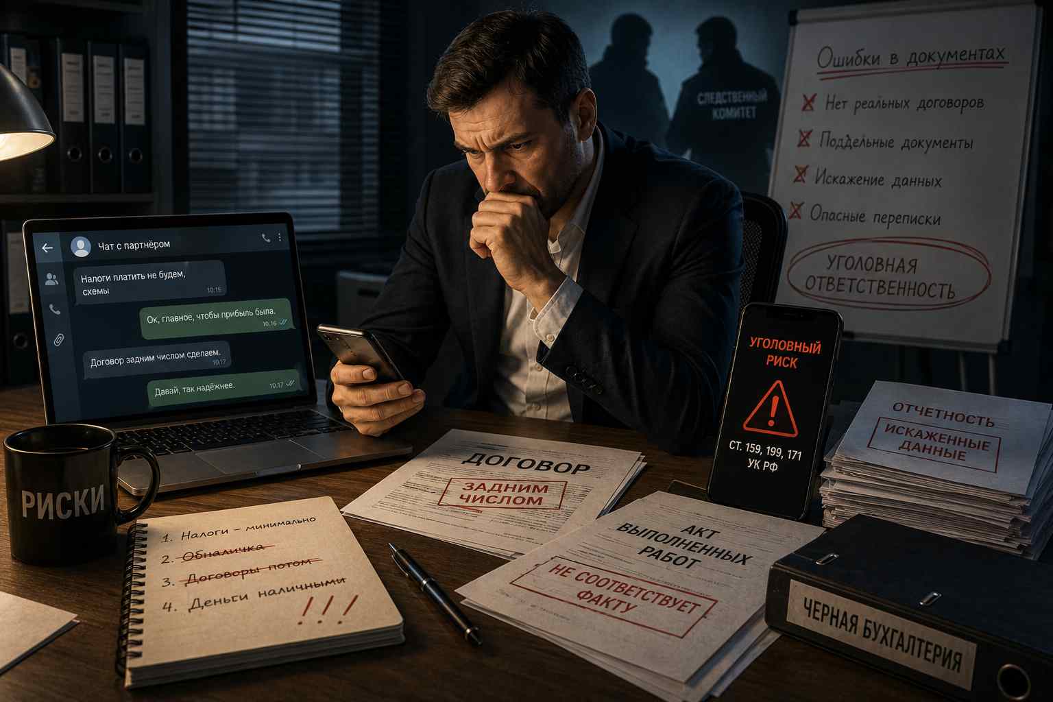 риски в переписке и документах