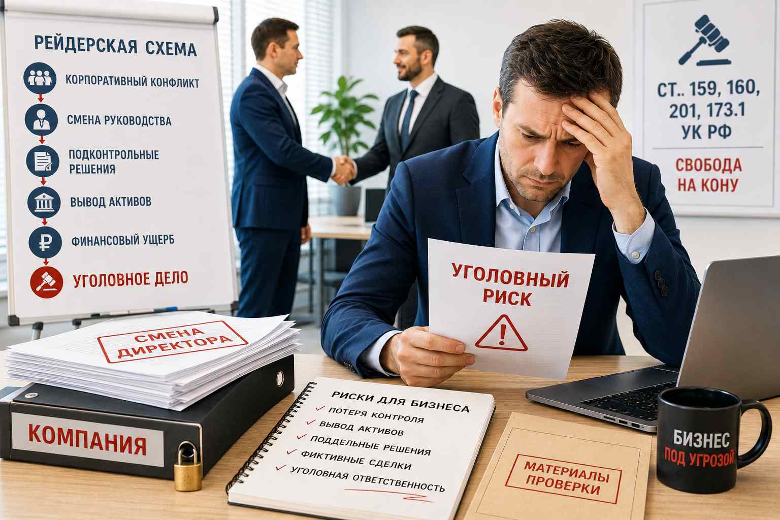 Угрозы корпоративного рейдизма