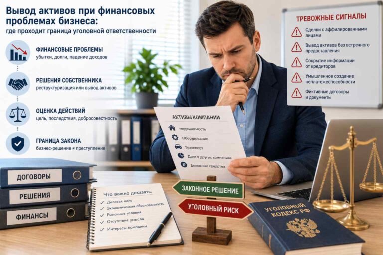 Вывод активов и юридические риски